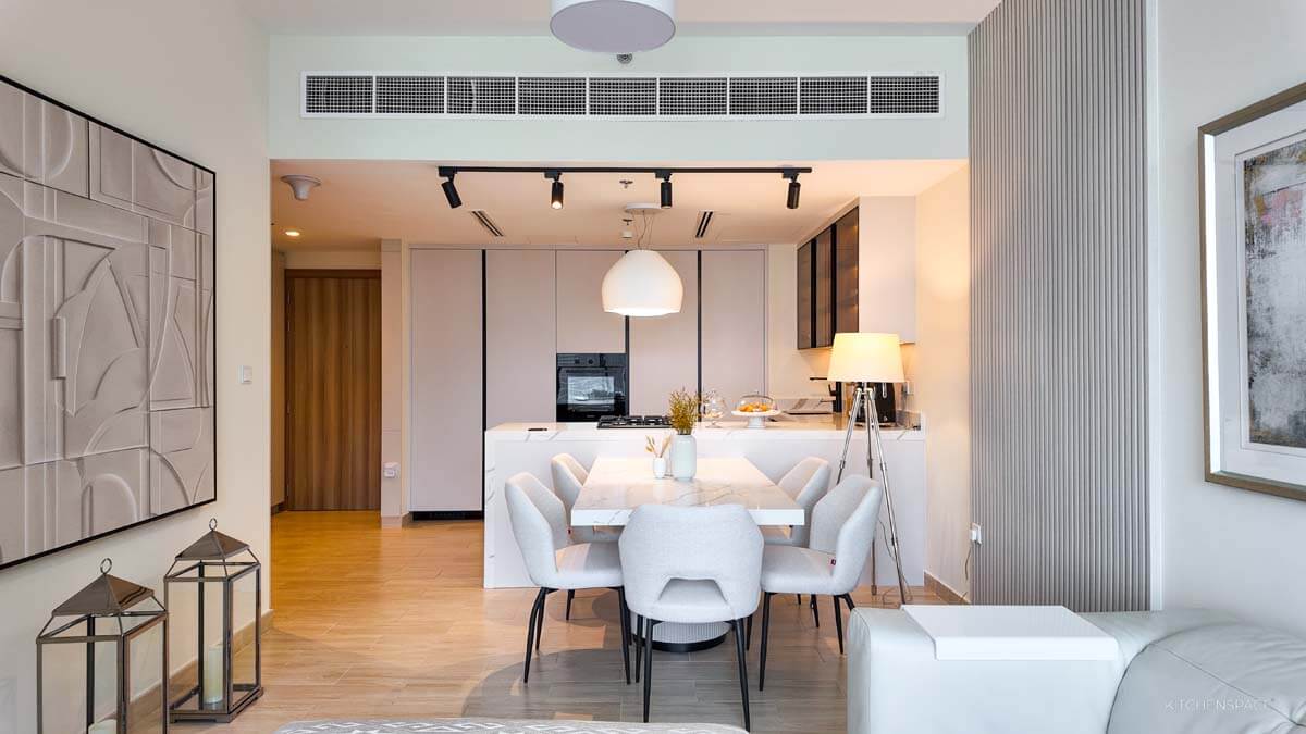 Minimalist Marble Kitchen